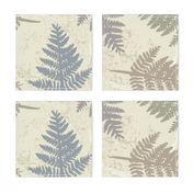 fern leaves in warm neutral colors | large scale