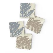 fern leaves in warm neutral colors | large scale