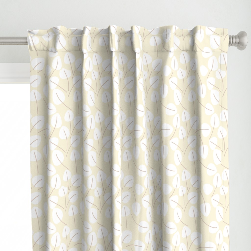 Modern, scandi, Quaking Aspen, 2 color, fabric