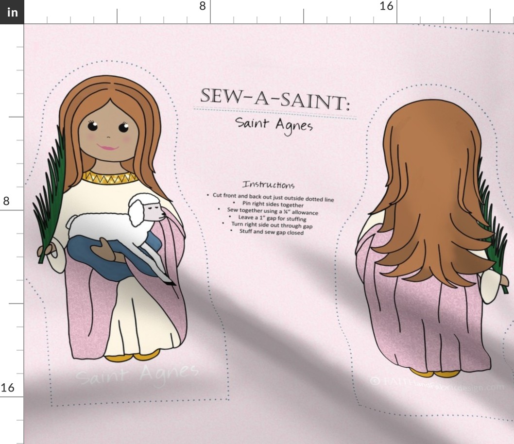 Sew-a-Saint: St. Agnes