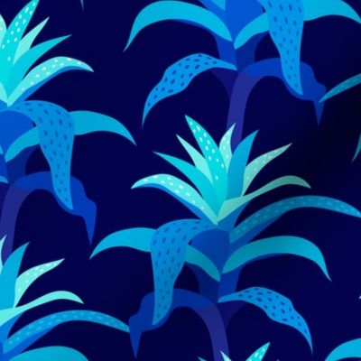 Bromeliad - Navy Blue