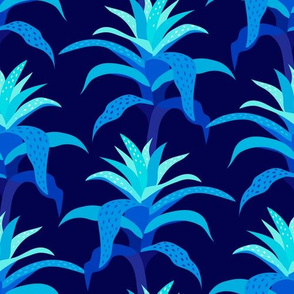 Bromeliad - Navy Blue