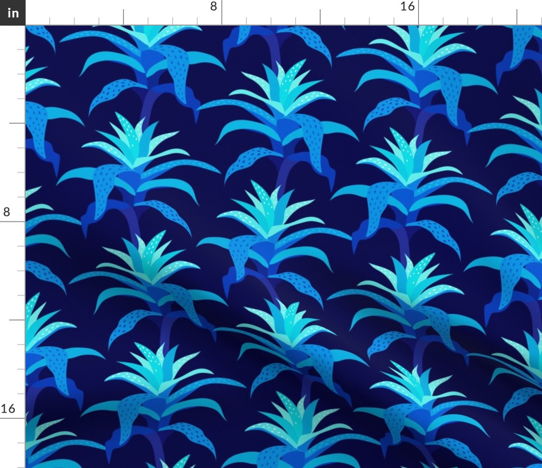 Bromeliad - Navy Blue