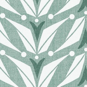 Tulipa - Floral Geometric Eucalyptus Large Scale