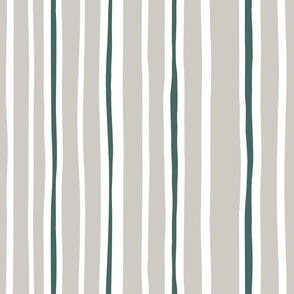 Dogwood Retreat Stripes | Green + Cream