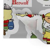 Beowulf cut and sew dolls softies plushies Grendel viking cute