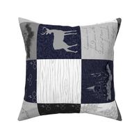 Always Quilt - Navy, Black And grey - rot