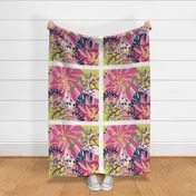 Beautiful Blooms Cushion Hero- Fushia