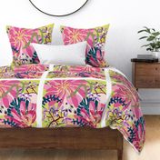 Beautiful Blooms Cushion Hero- Fushia