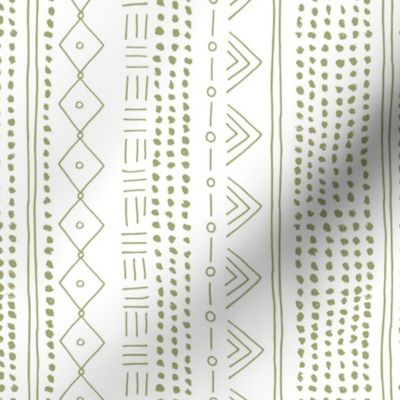 Minimal mudcloth bohemian mayan abstract indian summer love aztec design baby olive green vertical rotated