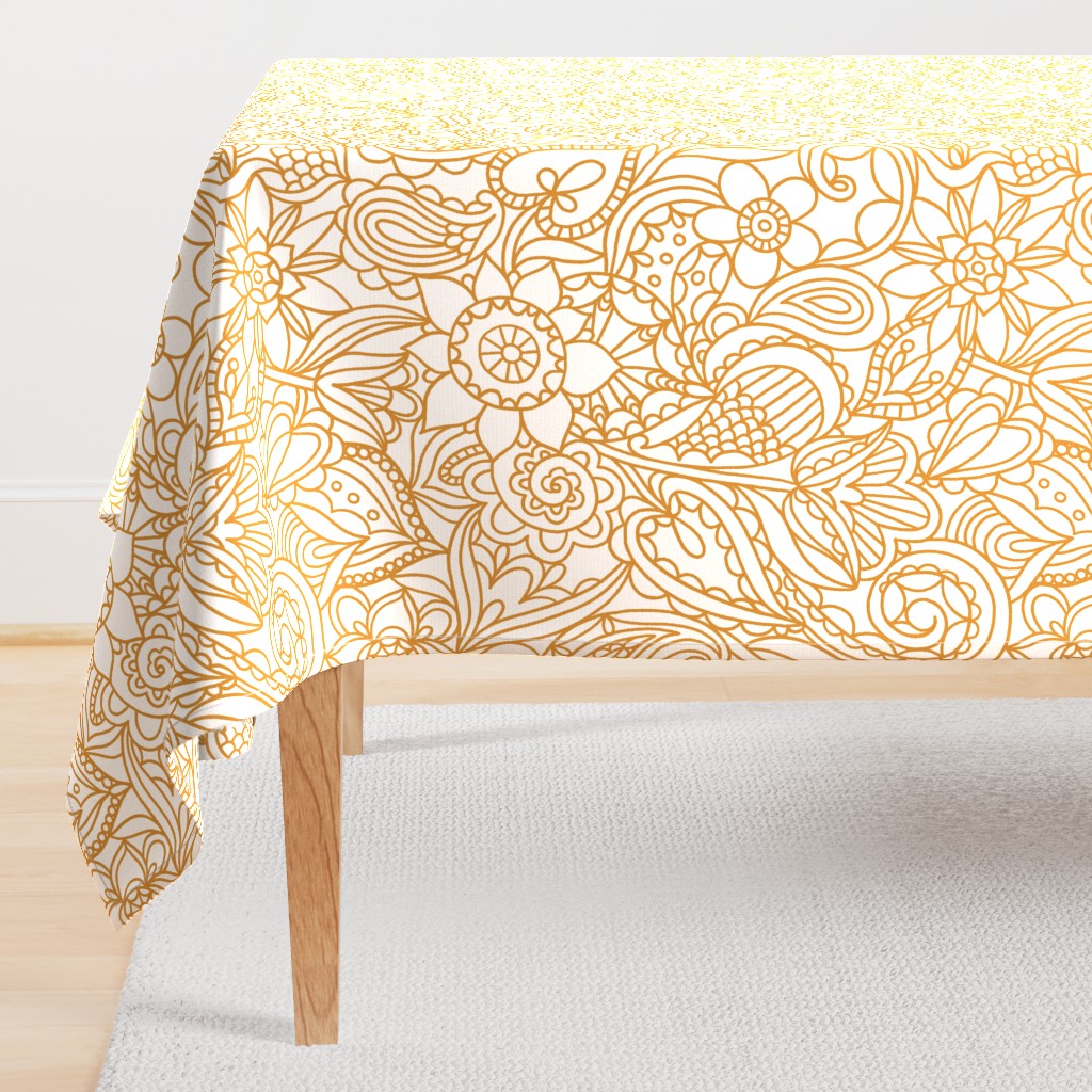 Neutral bedding paisley pattern