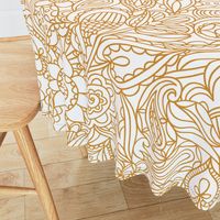 Neutral bedding paisley pattern