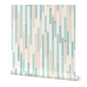 overlapping stripes neutral by Pippa Shaw