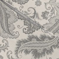 Elegant Paisley Beige Grey Ivory