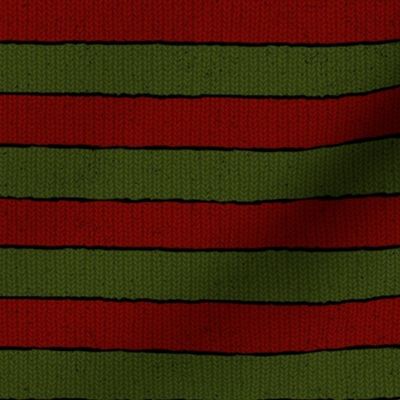 Horror Film Red & Green Sweater