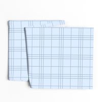 Clean Plaid Cornflower on Pristine