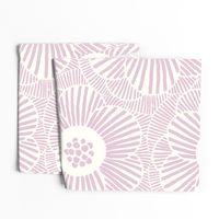 overlapping Camellia flowers - mauve/jumbo scale