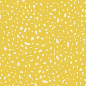 Pebble Galaxy - Cream Spots on Yellow - © Autumn Musick 2019