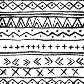 Chalk Tribal Stripe (White)