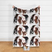 Majestic Pinto Horse #129 by Bihrle