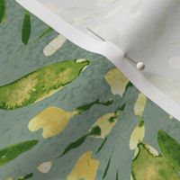 leafy natural organic hand painted watercolour