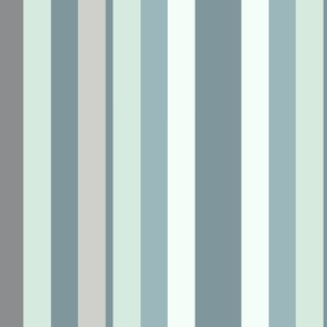 Pale Green Awning Stripes