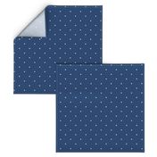 Navy & White Pin Dot