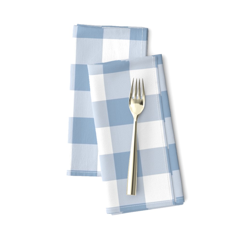 Light Blue & White Gingham