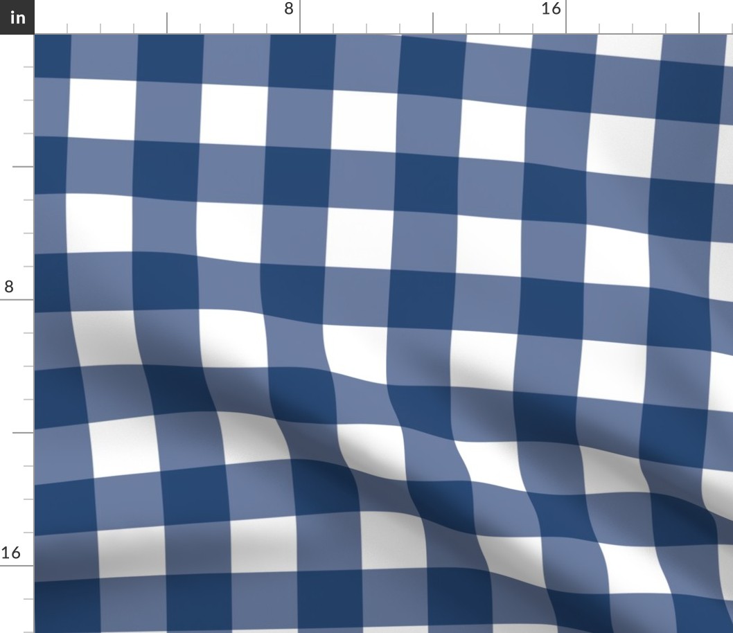 Navy Gingham