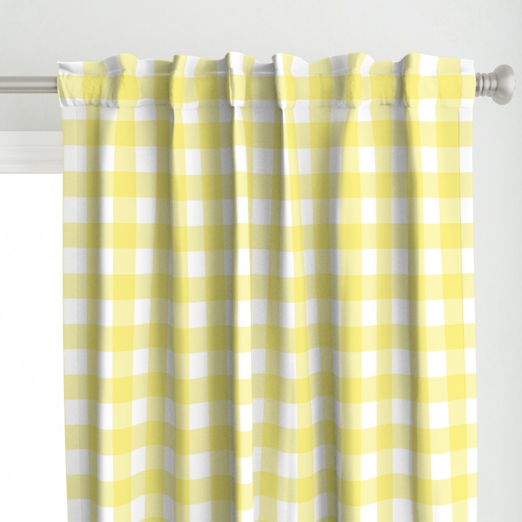 Yellow & White Gingham