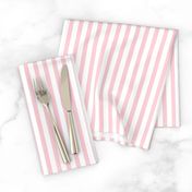 Blush & White Pinstripe