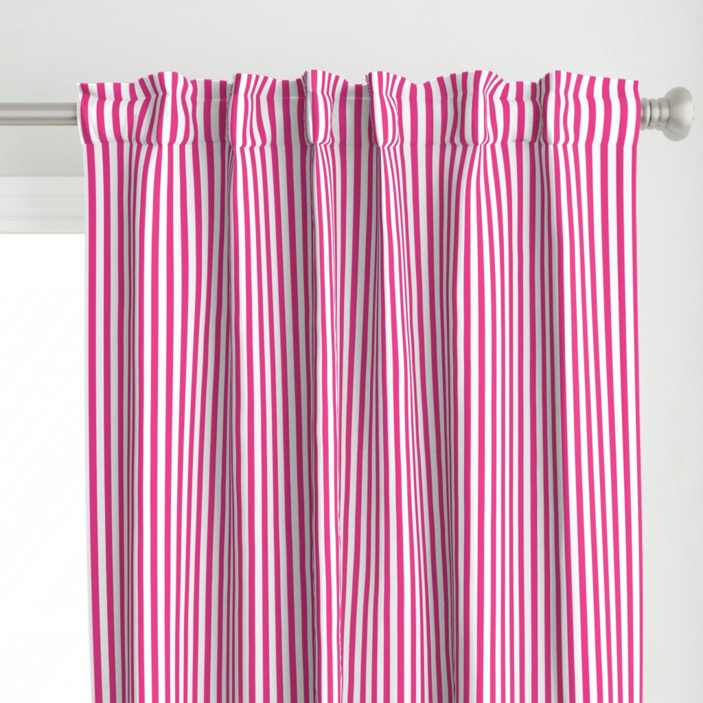 Fuchsia Pinstripe