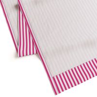 Fuchsia Pinstripe