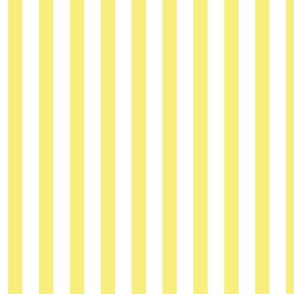 Yellow and White Pinstripe
