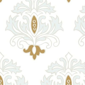 white damask