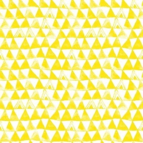 Tribal Bohemian Triangles / Yellow