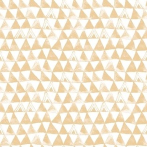 Tribal Bohemian Triangles / Beige