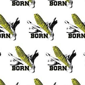 Nebraska fabric - born in NE - corn born - Cornhusker