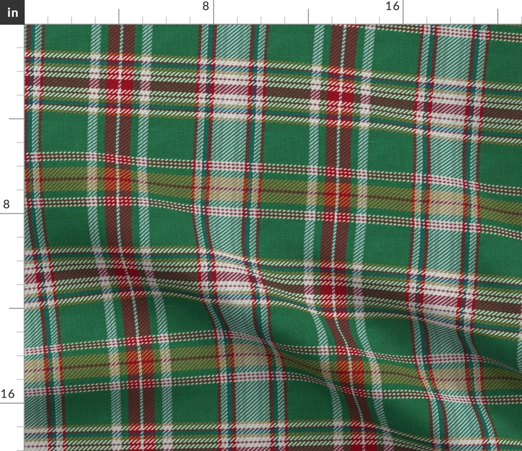 Christmas Plaid in Green