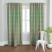 Green Distressed Plaid