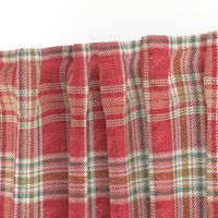 Red Distressed Plaid