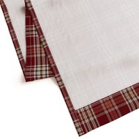 Holiday Plaid in burgundy