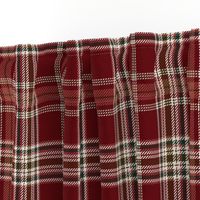 Holiday Plaid in burgundy