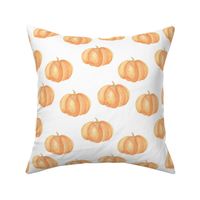 Picked Pumpkin | Orange & White | Renee Davis