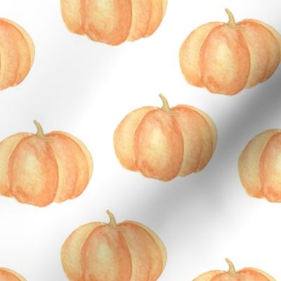 Picked Pumpkin | Orange & White | Renee Davis