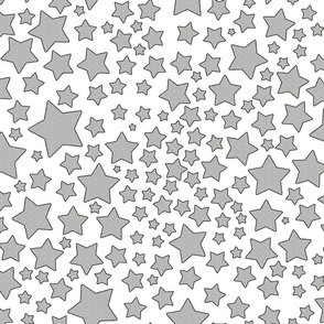  Silver Stars White