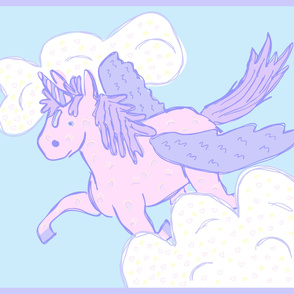 Pink Unicorn Blanket