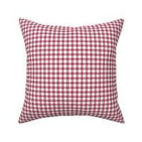 6" Cherry Red Gingham