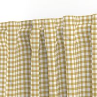 6" Gold Gingham