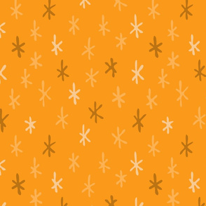 Sunshine Yellow Asterisk Texture Fat Eighth // Bright + Playful Color with Hand Drawn Geometric Motifs in Tints + Shades // Modern Quilting Collection // Small Scale // ZirkusDesign